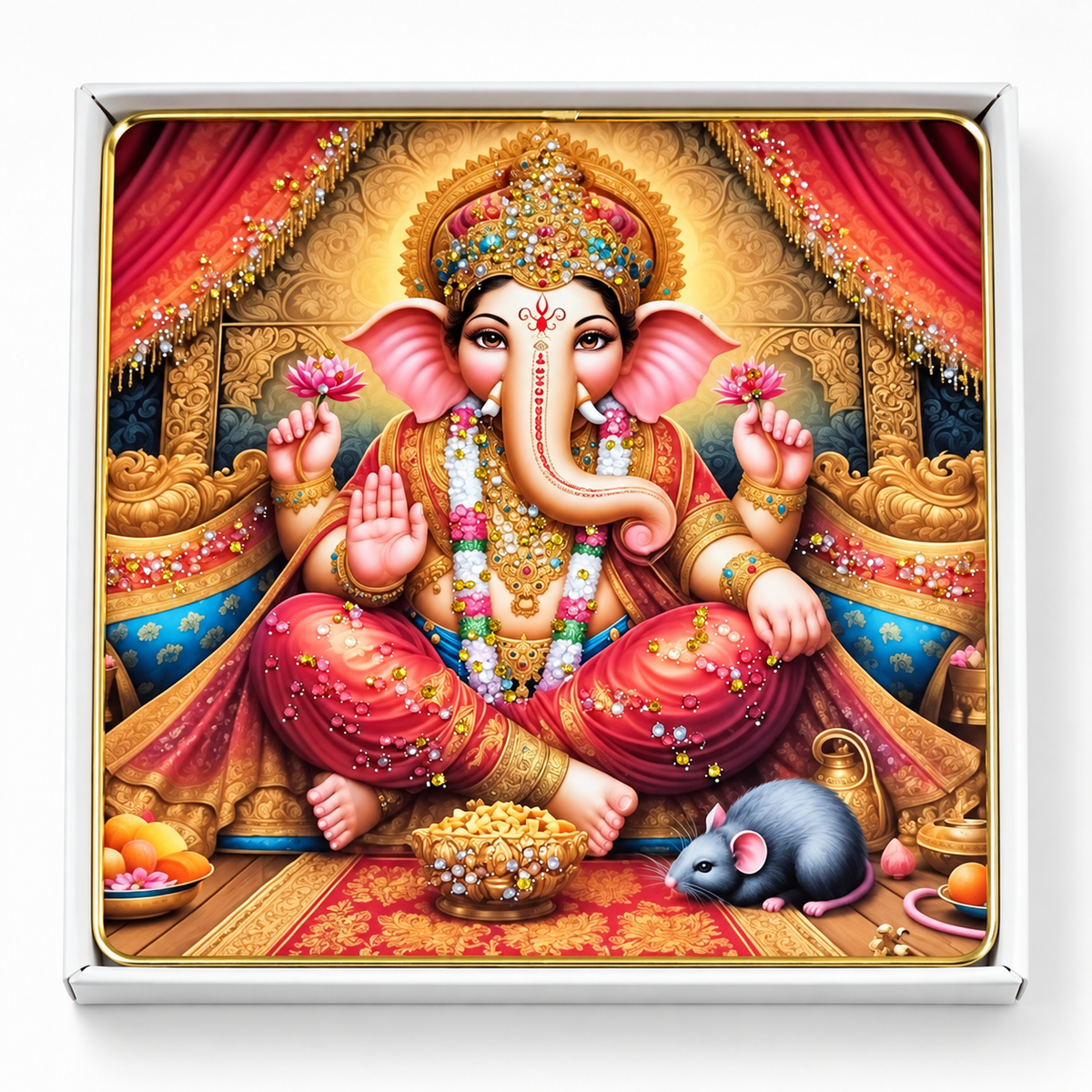 Ganpati Photo Frame Premium 12* 12