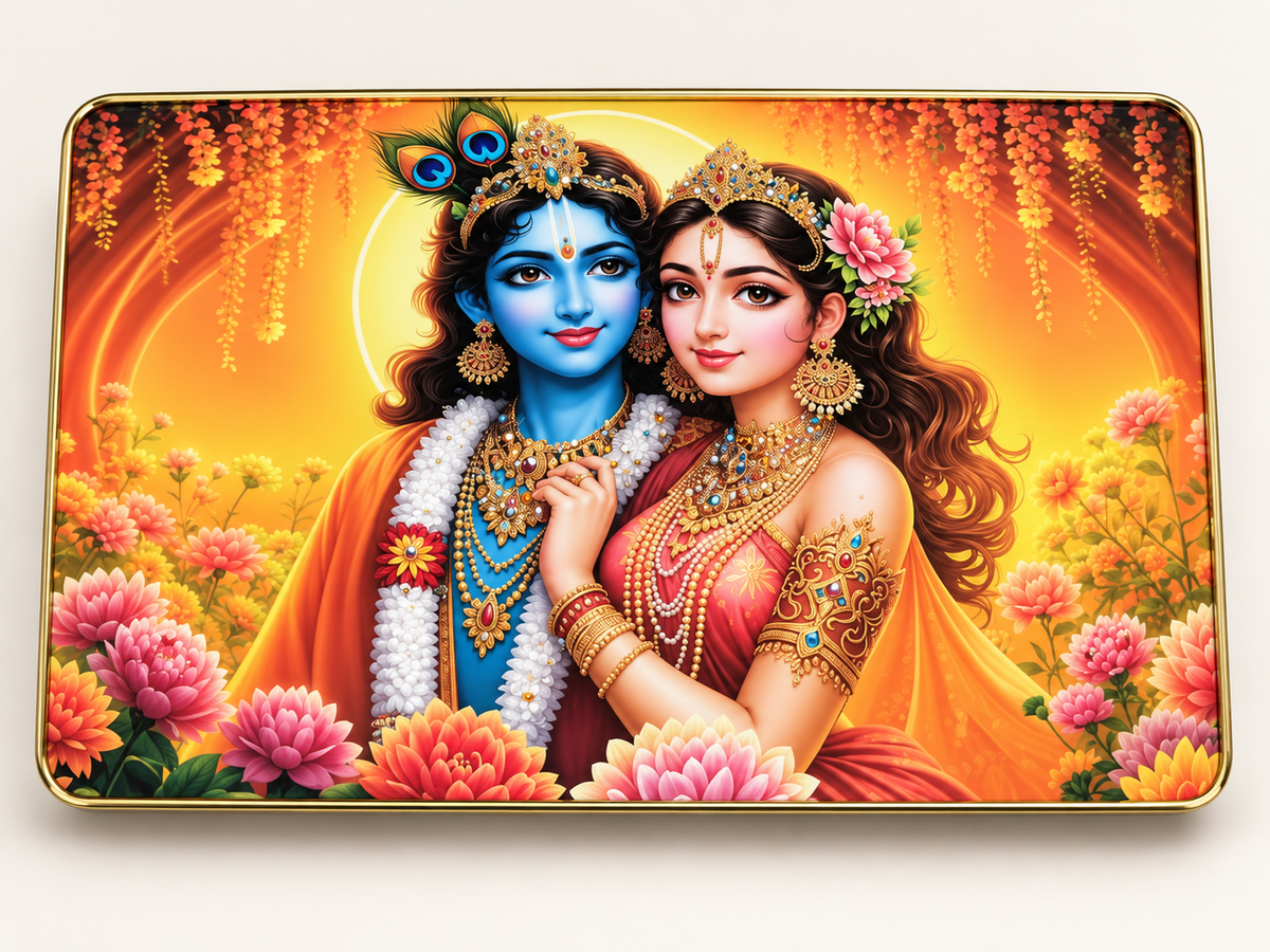 Radhakrishna Photo Frame Premium 12 * 18