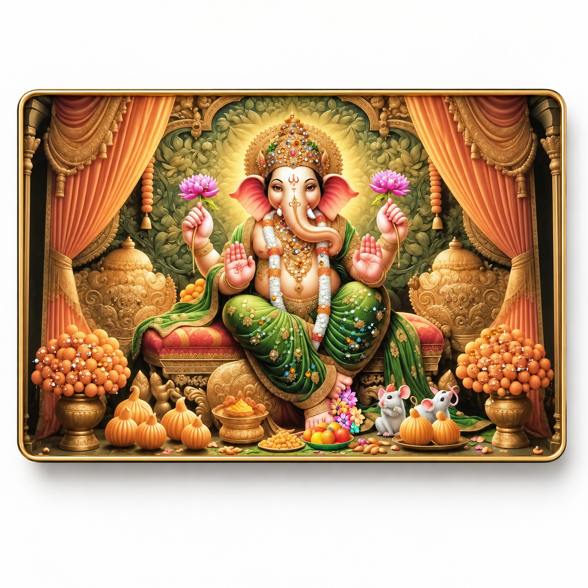 Ganpati Photo Frame Premium 12* 18