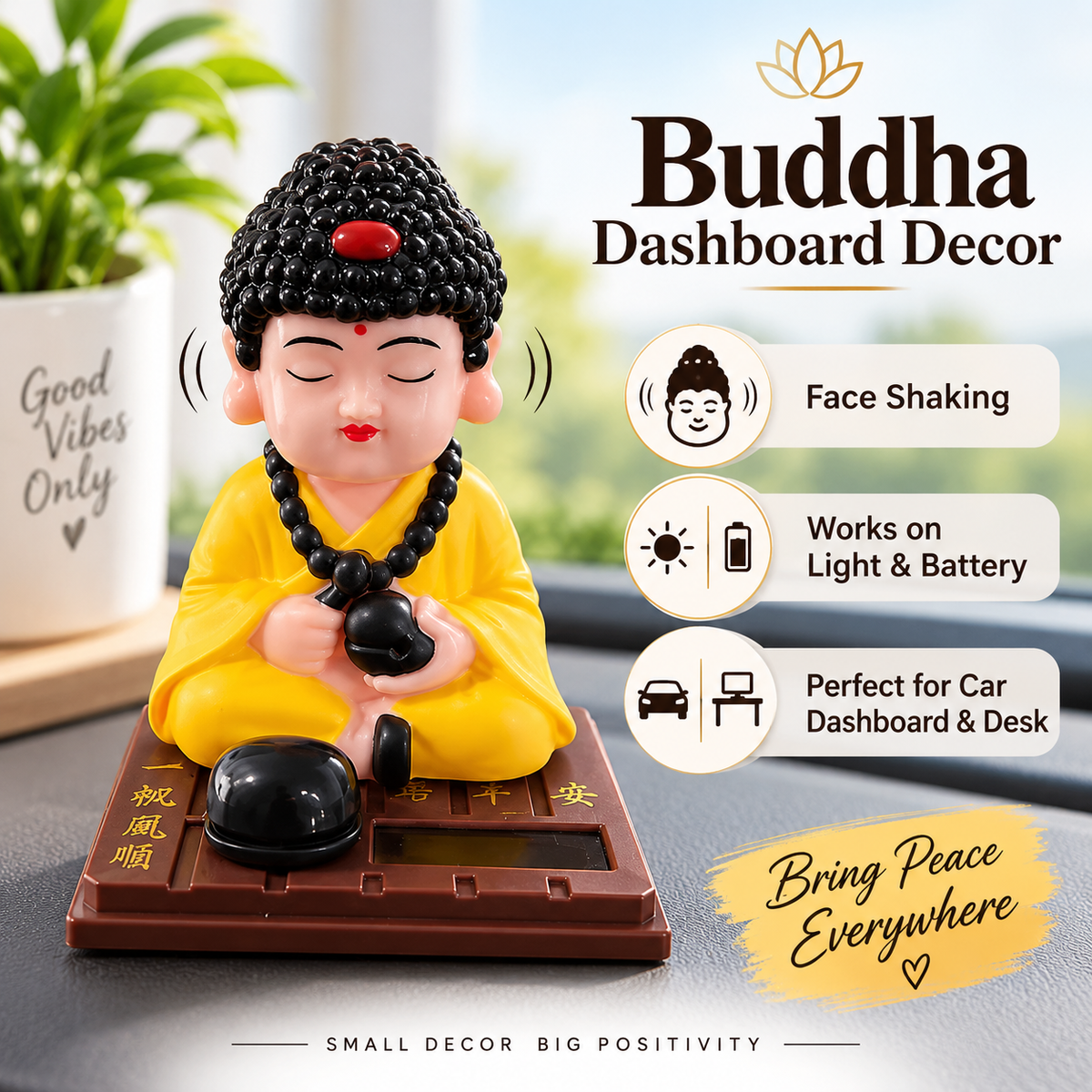 Buddha Dashboard Decor
