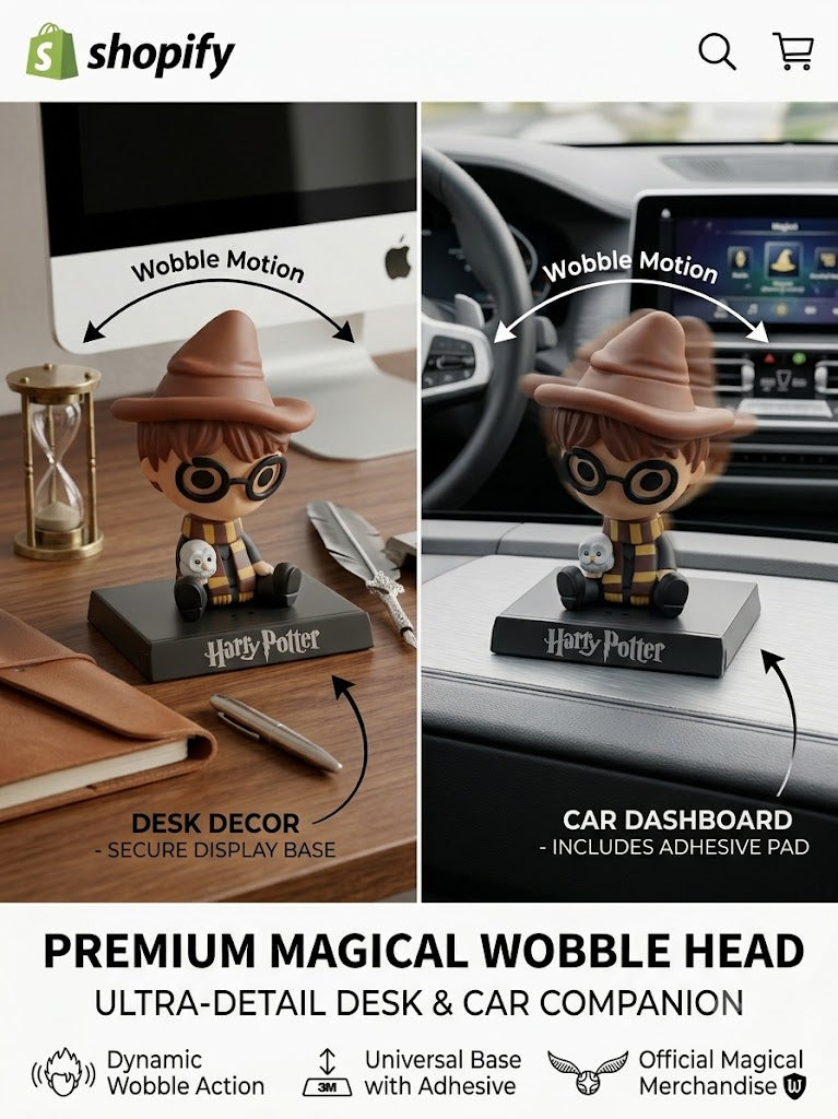 Wobble Head Dashboard & Desk Decor Figurine