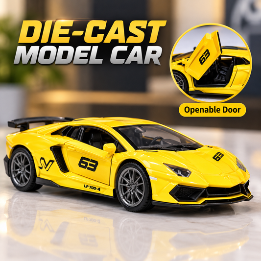Lamborghini Aventador Die-Cast Model Car 1:36