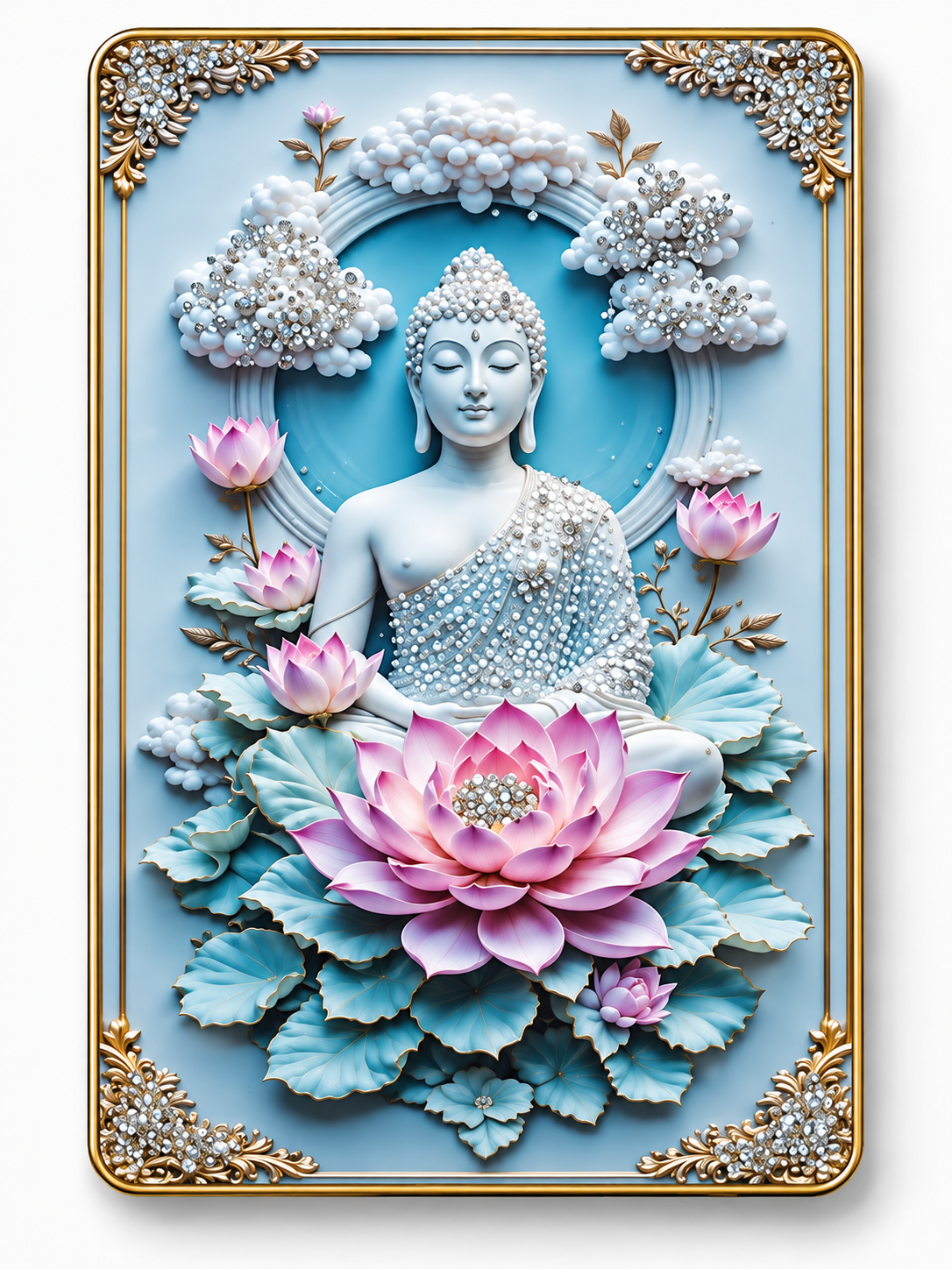 Gautam Buddha Photo Frame 12 * 18