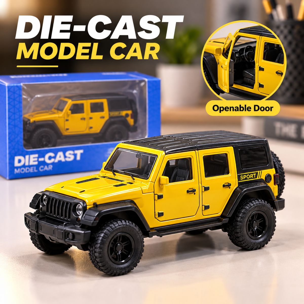 Jeep Die-cast model 1:36