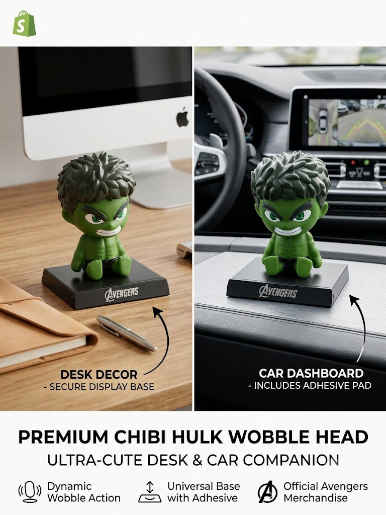 Marvel Wobble Head Dashboard & Desk Decor Figurine