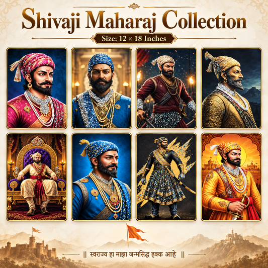 Shivaji Maharaj Photo Frame  12 * 18