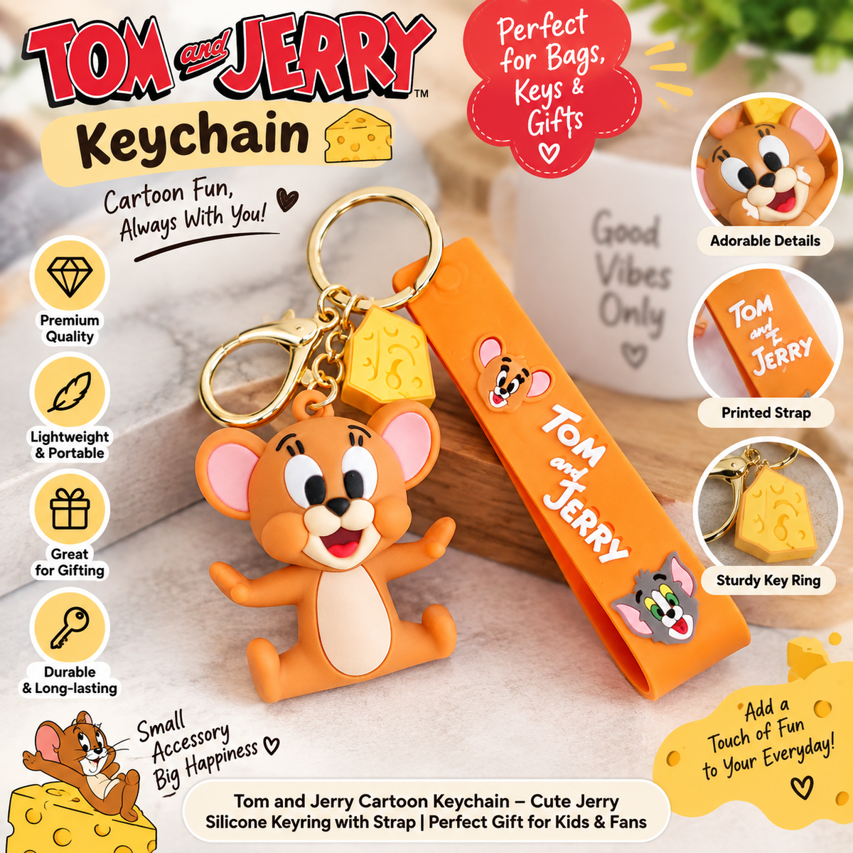 Jerry Cartoon Keychain