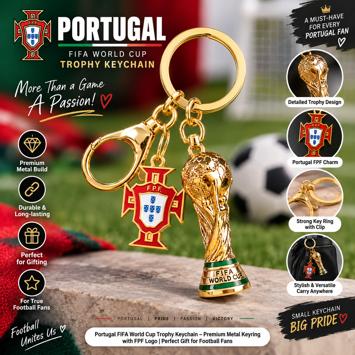 FIFA World Cup Trophy Keychain