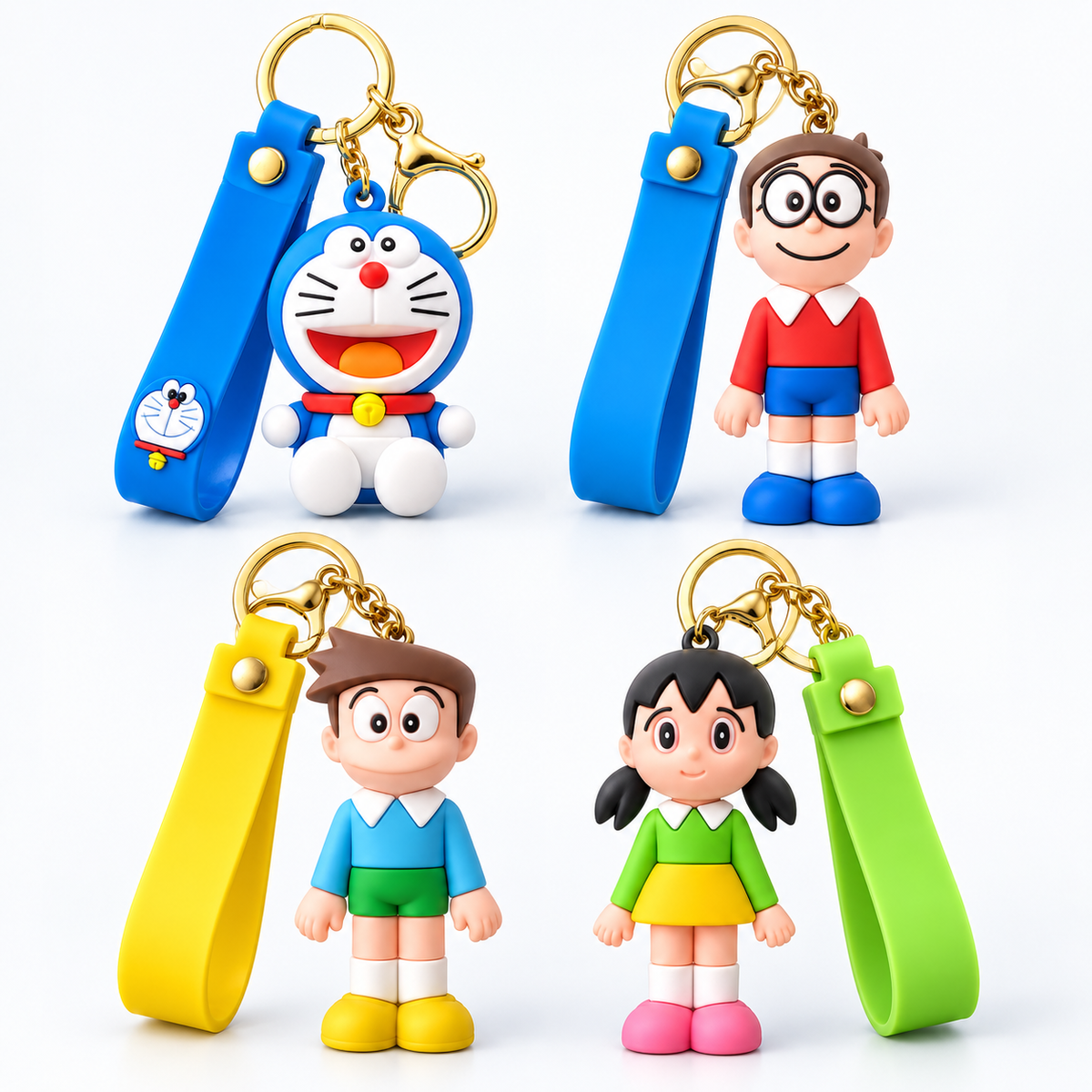 Doraemon Family keychain