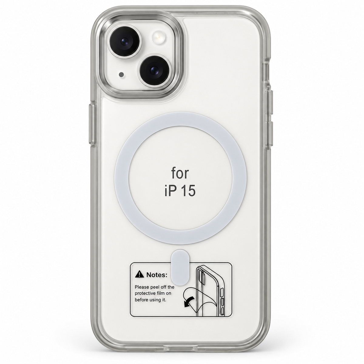 MagSafe Transparent iPhone 15 Case with Camera Protection