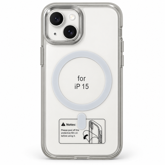 MagSafe Transparent iPhone 15 Case with Camera Protection