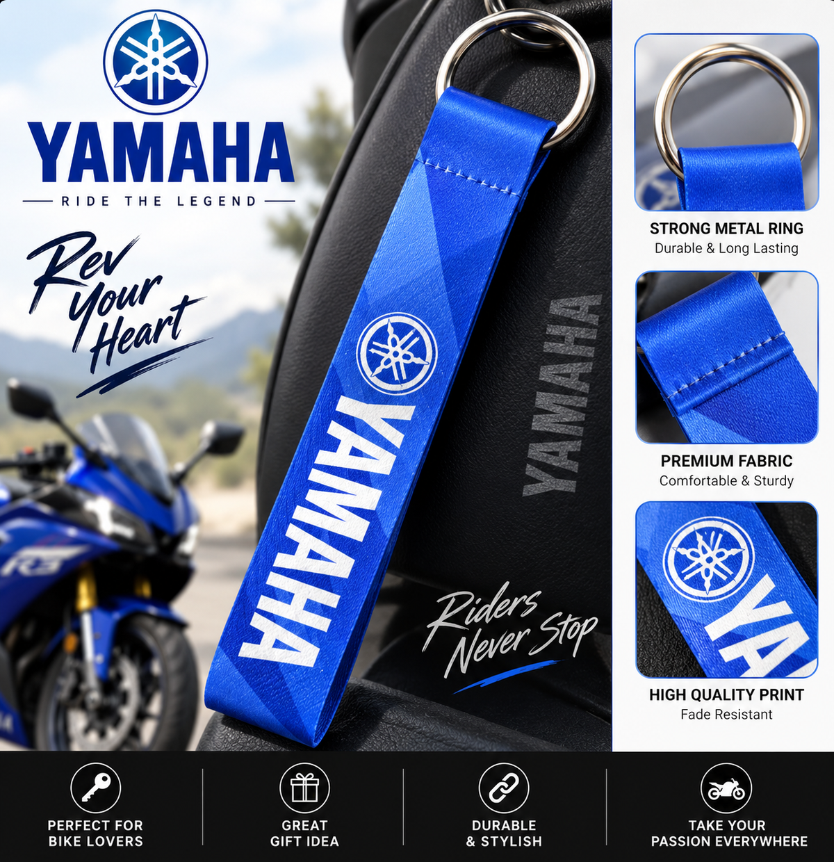 Bike Keychain band