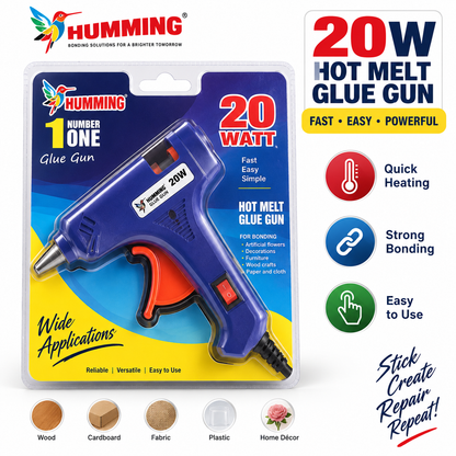 Hot Melt Glue Gun for Arts, Crafts, DIY & Quick Repairs
