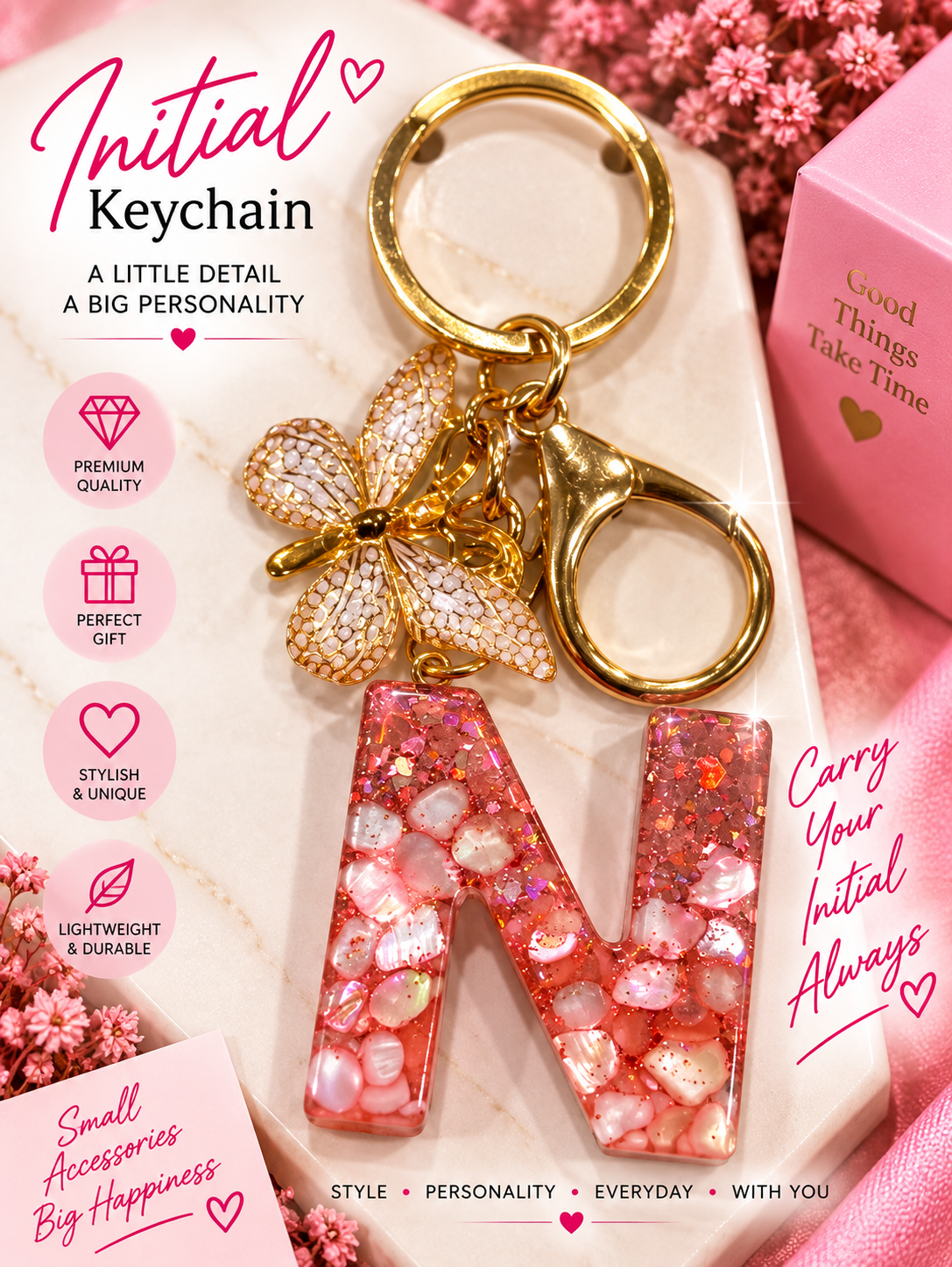 Alphabhet Keychain