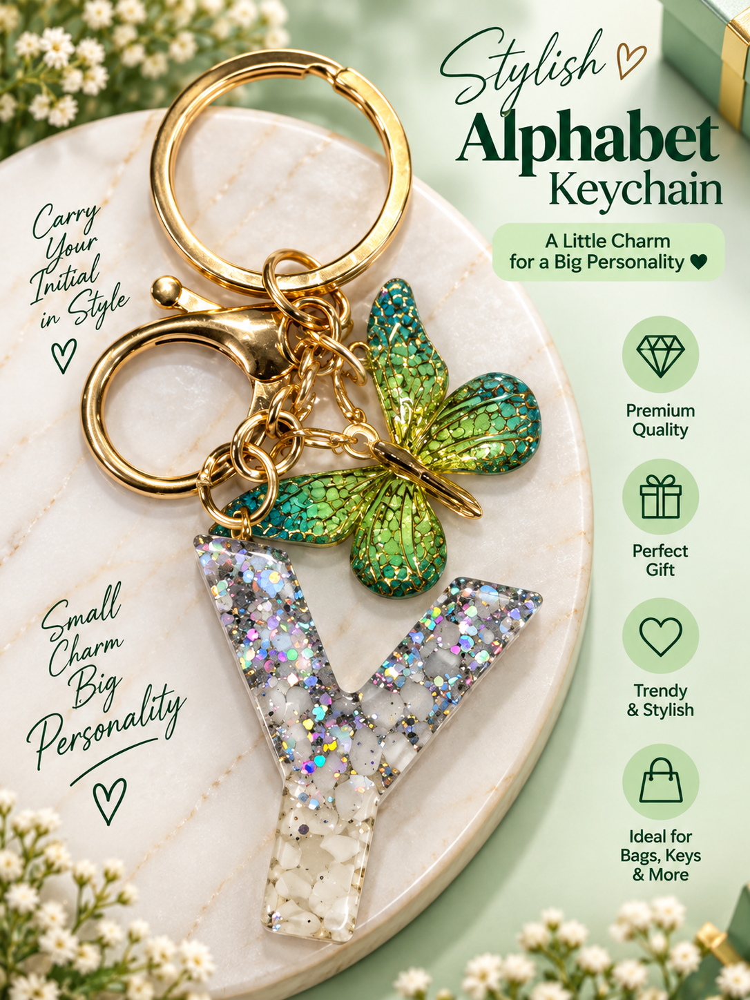Alphabhet Keychain