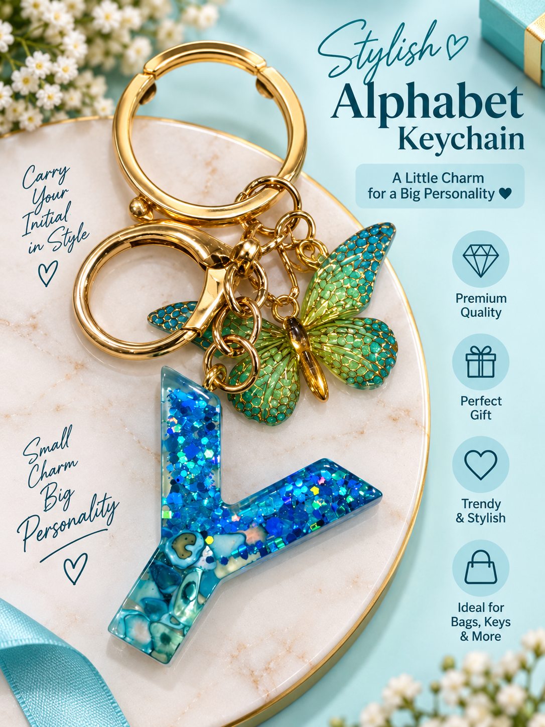 Alphabhet Keychain