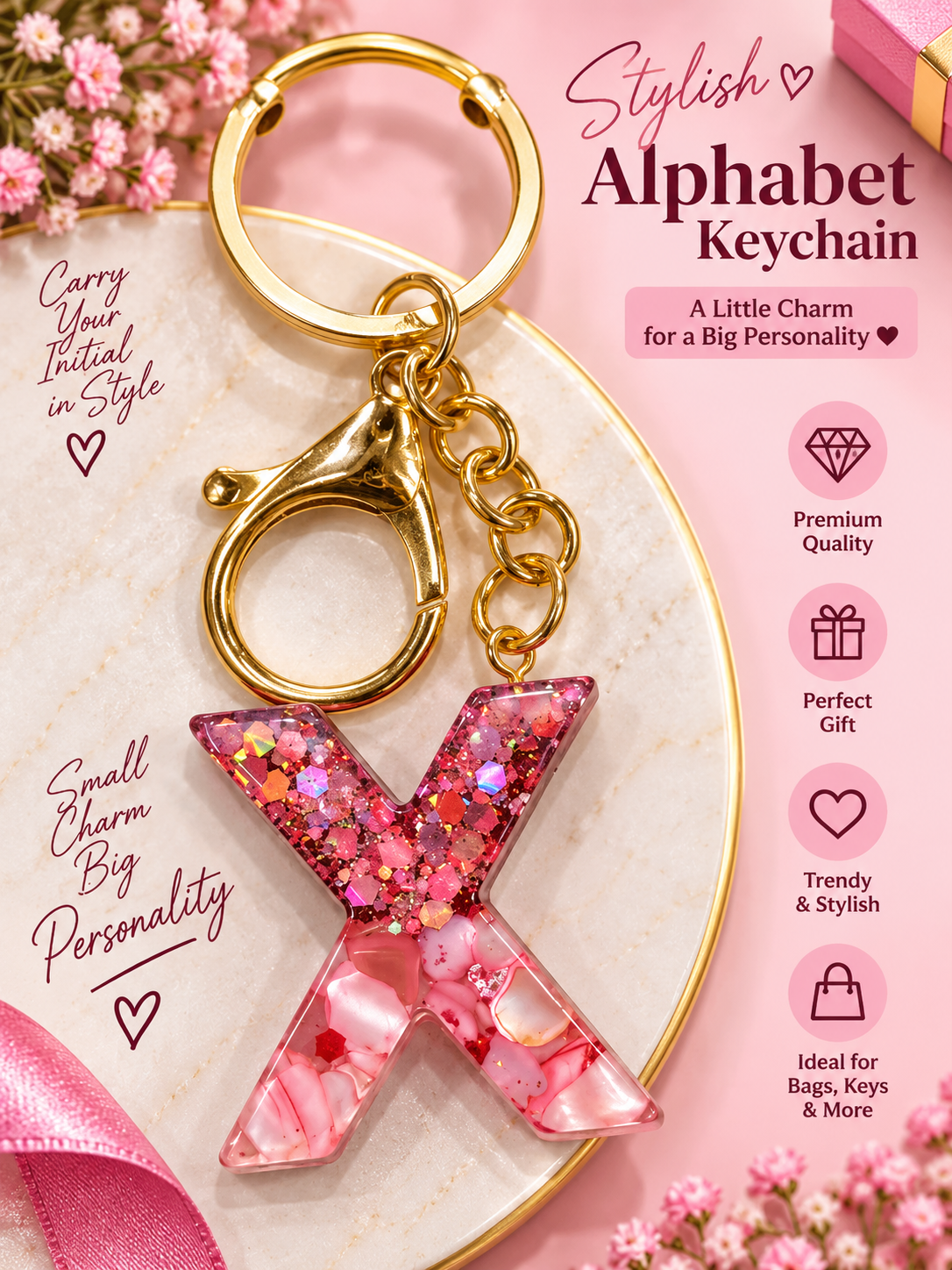 Alphabhet Keychain