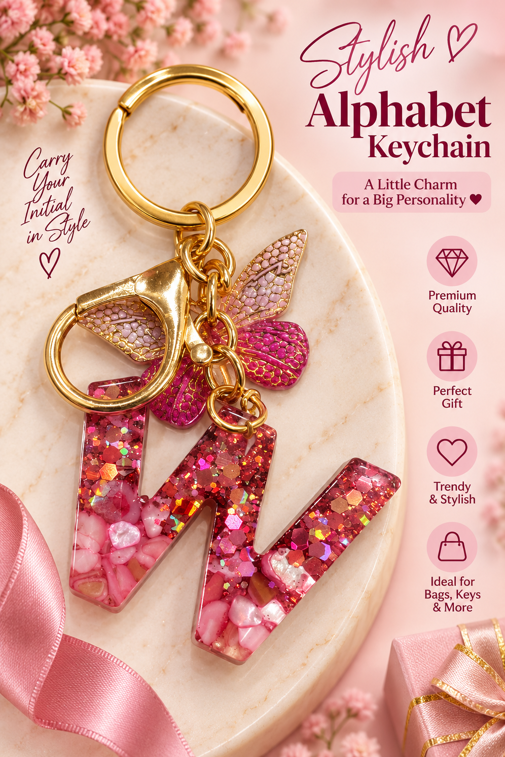 Alphabhet Keychain