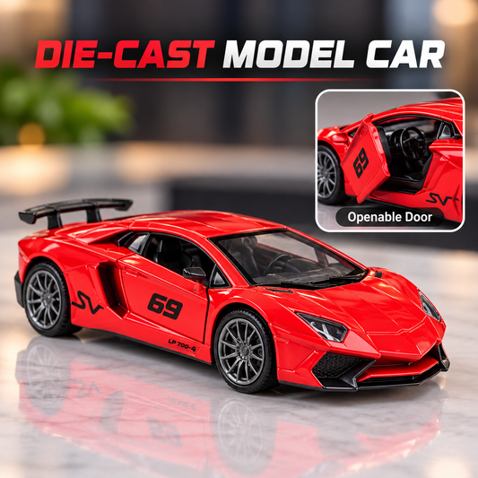 Lamborghini Aventador  Die-Cast Model Car 1:36