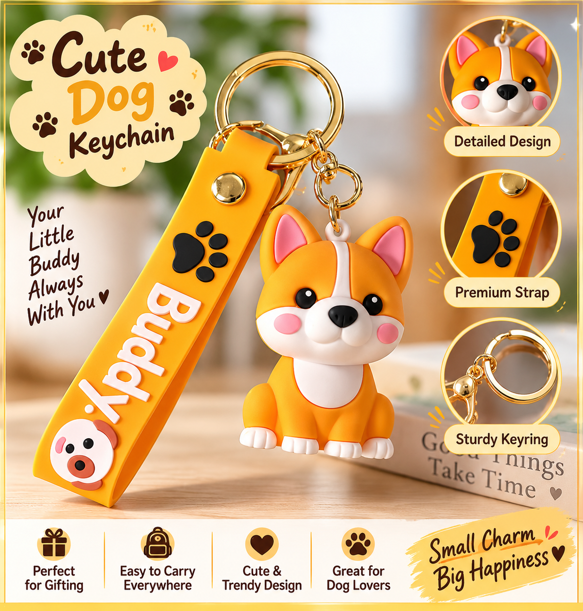 Dog Keychain