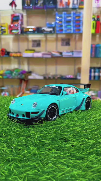 Porsche 911 RWB Drift King Diecast Car – 1:22 Scale | Lights & Sound
