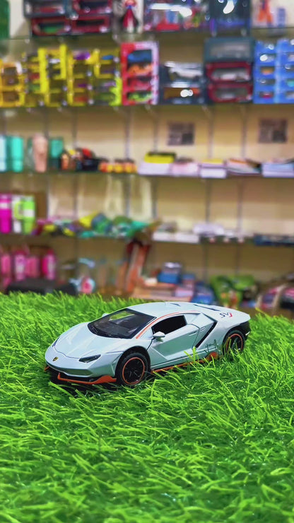 Lamborghini Aventador SV 1:32 Premium Diecast Model Car | Pull Back, Light & Sound, Openable Doors