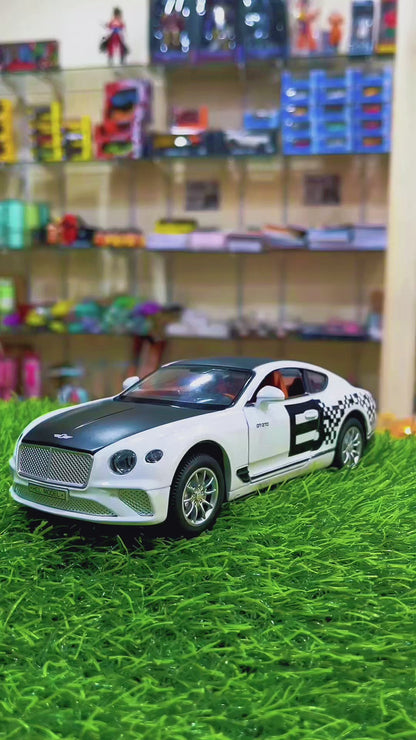 Bentley Continental GT Diecast Car – 1:22 Scale | Luxury Sports Coupe | Lights & Sound