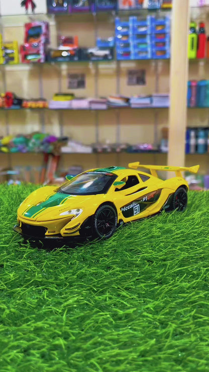 McLaren P1 GTR Diecast Car – Racing | 1:22 Scale | Lights & Sound